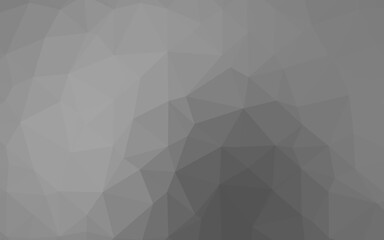 Obraz premium Light Silver, Gray vector shining triangular pattern. Triangular geometric sample with gradient. Triangular pattern for your business design.
