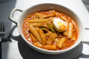 The Republic of Korea Stir-fried Rice Cake.