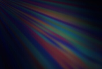 Fototapeta premium Dark BLUE vector backdrop with long lines.