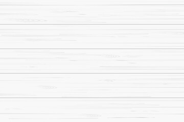 White wood pattern and texture for background. Vector.