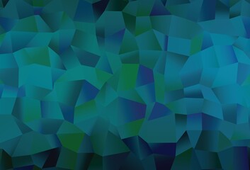 Obraz premium Light BLUE vector layout with rectangles, squares.