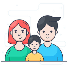 Obraz premium Happy Family 