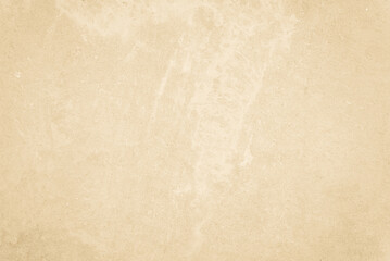 Cream concreted wall for interiors or outdoor exposed surface polished concrete. Cement have sand and stone of tone vintage, natural patterns old antique, design art work floor texture background.