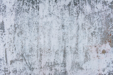 Texture, Close-up, streaky metal gray wall with caked paint.
