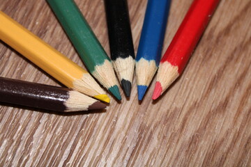 Fototapeta premium color pencils