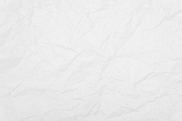 White recycled craft paper texture as background. Grey paper texture, Old vintage page or grunge vignette of old newspaper. Pattern rough art creased grunge letter. Hardboard with copy space for text.