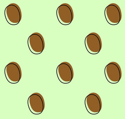 Kiwi pattern. Background with kiwi. Sliced ​​kiwi. Background with fruit