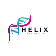 helix logo icon vector isolated