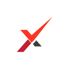 X Letter Logo Template vector icon