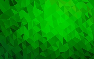 Fototapeta na wymiar Light Green vector polygonal background. Modern geometrical abstract illustration with gradient. Textured pattern for background.