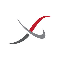 X Letter Logo Template vector icon