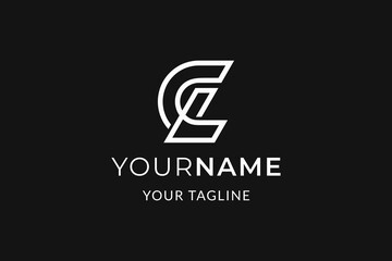 CL Initial Letter Logo Design Template