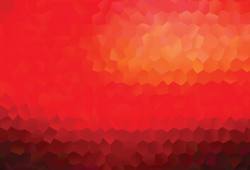 Light Red vector template in hexagonal style.