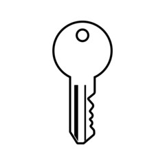 black Key icon. vector key symbol. vector lock symbol. protection and security sign