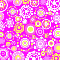 Obraz na płótnie Canvas seamless pattern with circles