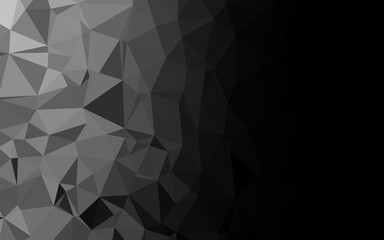 Obraz premium Light Silver, Gray vector polygonal pattern. Glitter abstract illustration with an elegant design. Completely new template for your business design.