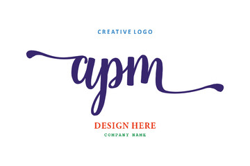 The simple APM typeface logo is easy to understand and authoritative