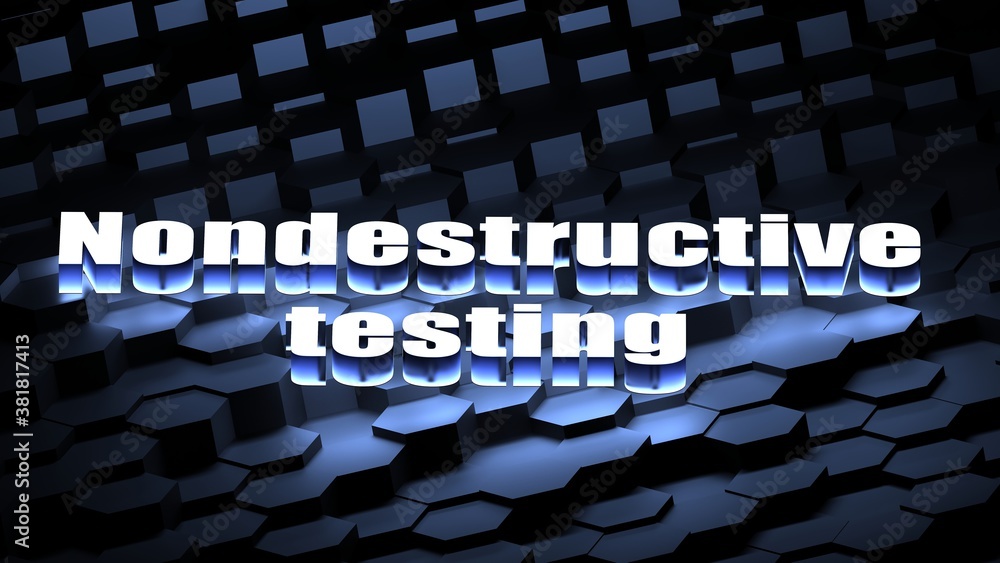Poster nondestructive testing