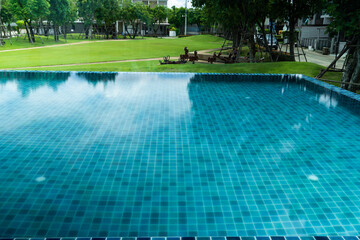 swimming pool in the park