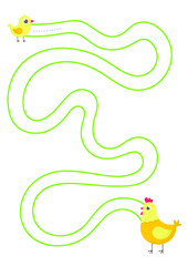 Fototapeta premium Children's educational games from 3 years old for logic. Vector illustration for print to school, kindergarten and home