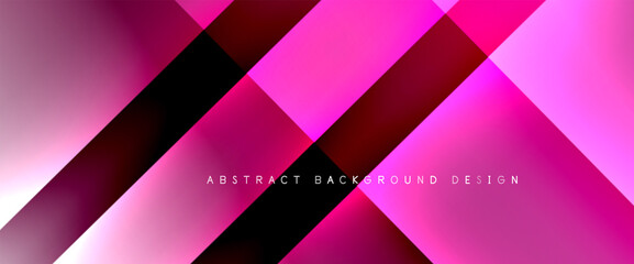 Fluid gradients with dynamic diagonal lines abstract background. Bright colors with dynamic light and shadow effects. Vector wallpaper or poster