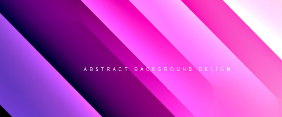 Fluid gradients with dynamic diagonal lines abstract background. Bright colors with dynamic light and shadow effects. Vector wallpaper or poster