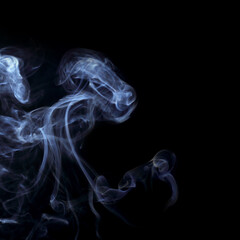 Smoke black background