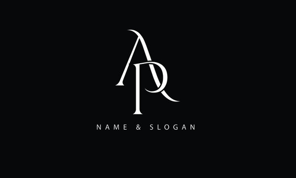 AP, PA, A, P abstract letters logo monogram