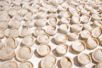 Dumplings on the table