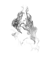 Smoke isolated on a white background