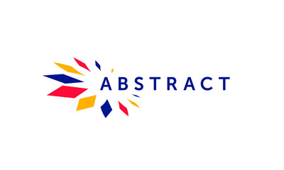 Abstract business logo. Corporate identity design elements. Network connect, integrate, grow concepts. Science technology, health and medical, market logotype. Color Vector brand icons. 3d logo