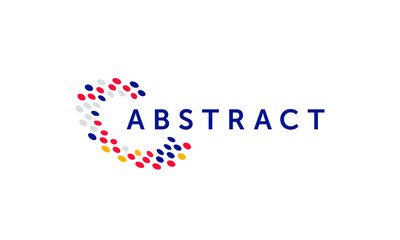 Abstract business logo. Corporate identity design elements. Network connect, integrate, grow concepts. Science technology, health and medical, market logotype. Color Vector brand icons. 3d logo