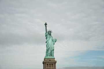 Fototapeta na wymiar Statue of Liberty in the distance