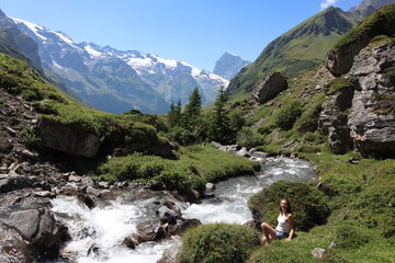 Bergpanorama Schweiz Alpen