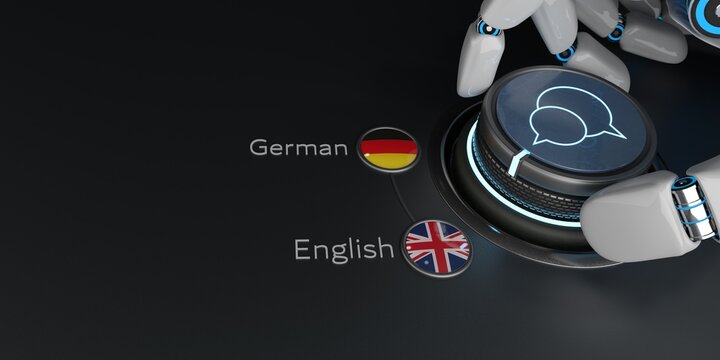 KI &Uuml;bersetzer von Deutsch zu Englisch