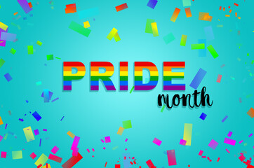 LGBT pride, human rights poster, background