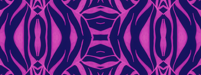 Ethnic Fabric Design. Camouflage Animal Wave  © Yasna