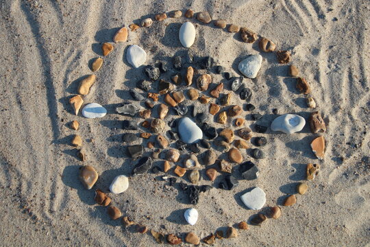 Mandala Stein Sand