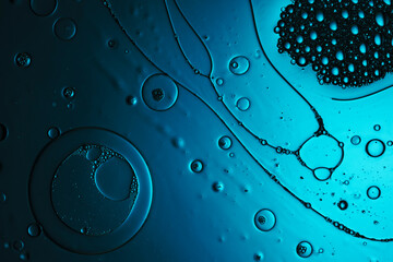 abstract blue liquid science background