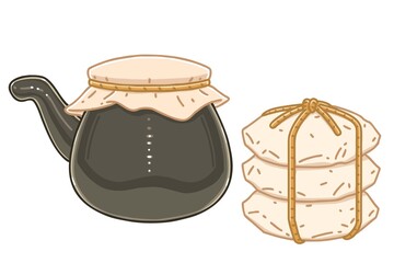 Traditional boiling pot for herbal medicine and herbal medicine potions. Vector illustrations set.