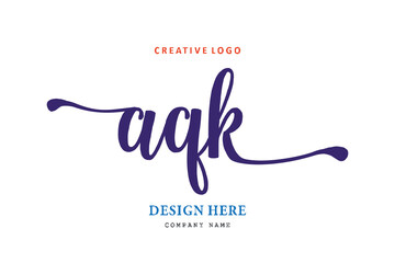 The simple AQK type logo is easy to understand and authoritative
