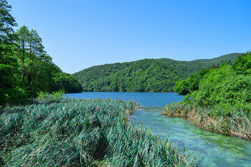 Walking in Plitvice Lakes National Park, Croatia