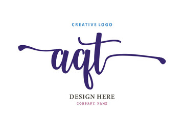 The simple AQT type logo is easy to understand and authoritative
