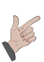 hand with thumb up