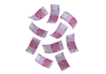 3d Render 500 Euro Paper Money