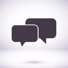 SMS mail vector icon. mail to receive SMS icon. mail to send SMS icon. mail for reading SMS flat