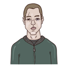 Vector Cartoon Character - Football Hooligan