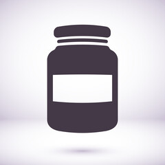 Honey jar   icon . vector Honey jar   . illustration Honey jar   . 10 eps Honey jar . simple image Honey jar