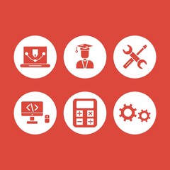 Hard skill flat design icon style