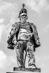 Obraz premium Statue of King Victor Emmanuel II of Italy in Pisa, Tuscany, Italy